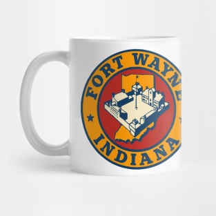 Fort Wayne Vintage Style Mug